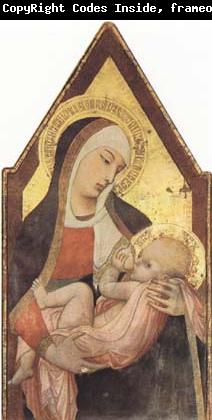 Ambrogio Lorenzetti Nuring Madonna (mk08)